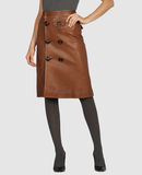 DSQUARED2 - Leather skirt