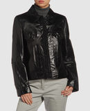 ANN DEMEULEMEESTER - レザーアウター