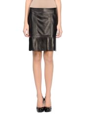 BLUMARINE - Leather skirt