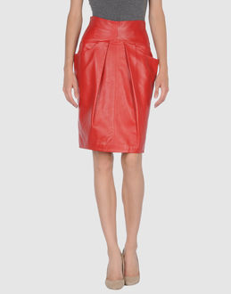 Amaya Arzuaga Leather Skirts - Item 59120608