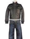 DIESEL - Leather outerwear