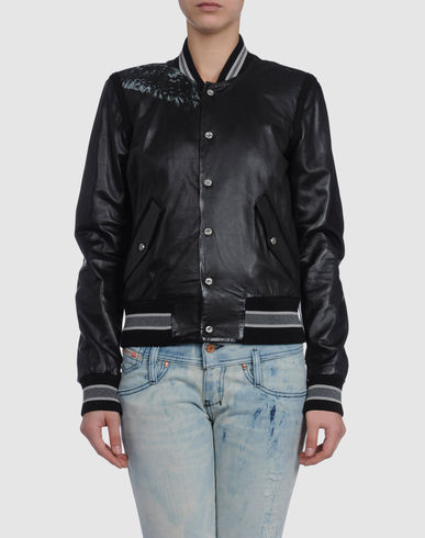 ZOOM DIESEL BLACK GOLD - Leather outerwear