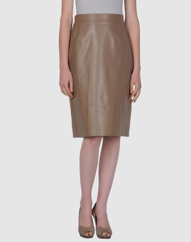 ZOOM VALENTINO ROMA - Leather skirt