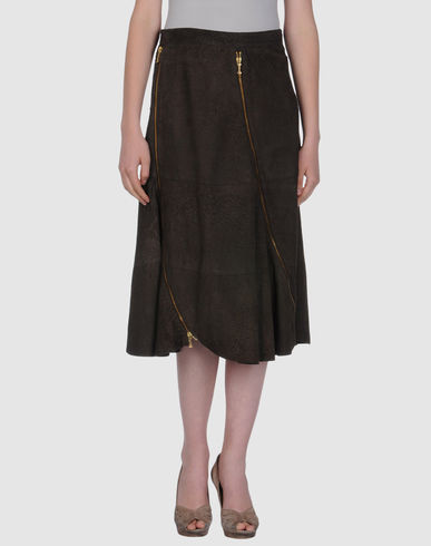 ZOOM ICEBERG - Leather skirt