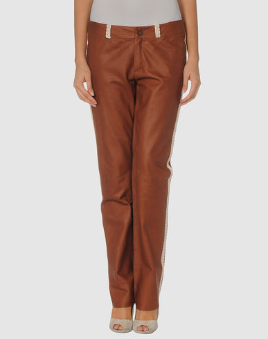 ZOOM FABRIZIO CORSI - Leather pants