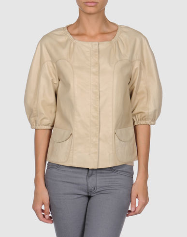 ZOOM MIU MIU - Leather outerwear