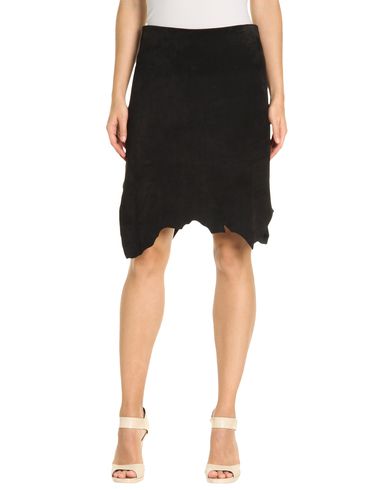 ZOOM KIMBERLY OVITZ - Leather skirt
