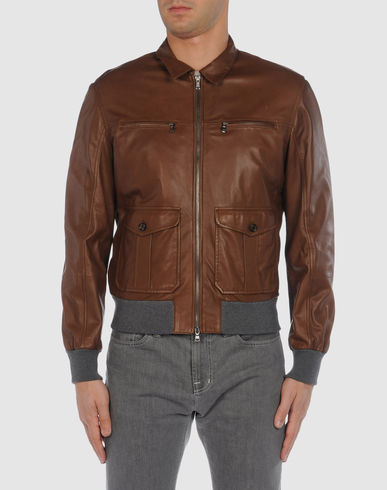 ZOOM BRUNELLO CUCINELLI - Leather outerwear