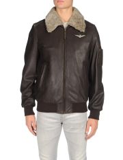 AERONAUTICA MILITARE - Lederjacke/Mantel