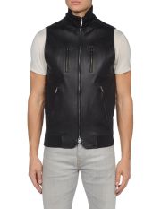ANN DEMEULEMEESTER - Δερμάτινο τζάκετ