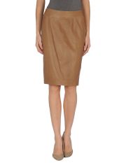 ROBERTA SCARPA - Leather skirt