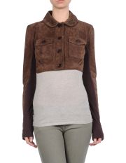 TWIN-SET Simona Barbieri - Leather outerwear