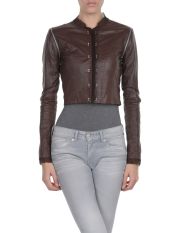 TWIN-SET Simona Barbieri - Leather outerwear