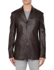 SALVATORE FERRAGAMO - Leather outerwear