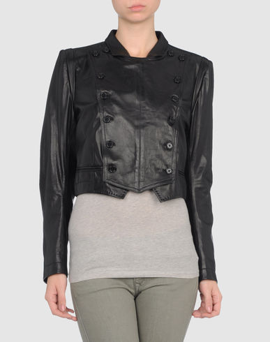 ZOOM ANN DEMEULEMEESTER - Leather outerwear