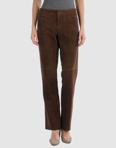 ZOOM RALPH LAUREN - Leather pants