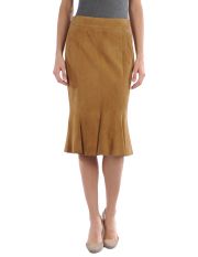 RALPH LAUREN BLACK LABEL - Δερμάτινη φούστα