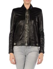 BALMAIN - Leather outerwear