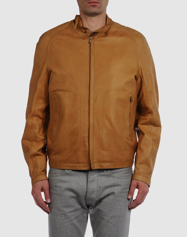 ZOOM BOSS HUGO BOSS - Leather outerwear