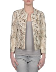 PLEIN SUD JEANIUS - Leather outerwear