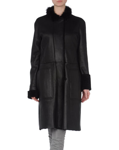 ZOOM JIL SANDER NAVY - Leather outerwear