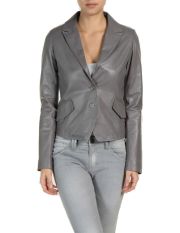 CALVIN KLEIN COLLECTION - Leather outerwear