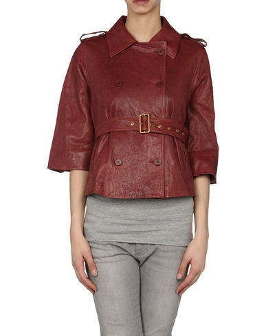 ZOOM DIANE VON FURSTENBERG - Leather outerwear