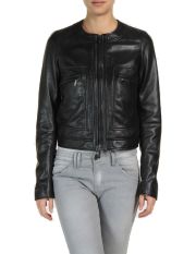 CALVIN KLEIN COLLECTION - Leather outerwear