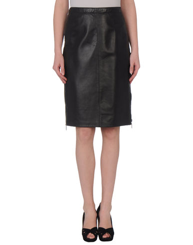ZOOM DIANA GALLESI - Leather skirt