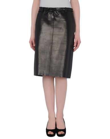 ZOOM GUCCI - Leather skirt
