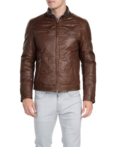 ZOOM BRUNELLO CUCINELLI - Leather outerwear