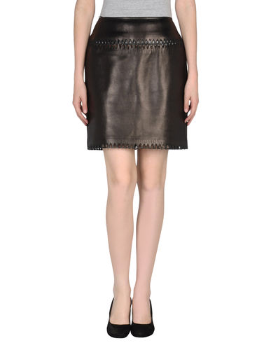 ZOOM ALAÏA - Leather skirt