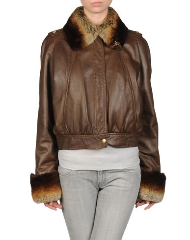 ZOOM CLASS ROBERTO CAVALLI - Leather outerwear