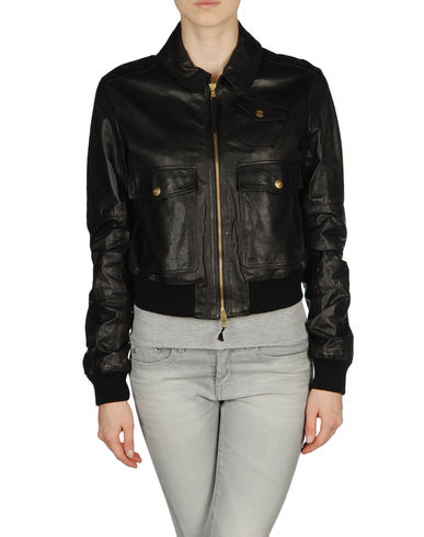 ZOOM JUST CAVALLI - Leather outerwear