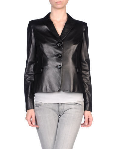 ZOOM VERSACE - Leather outerwear