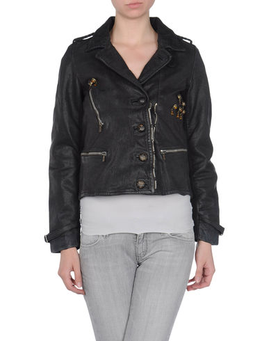 ZOOM GOLDEN GOOSE - Leather outerwear