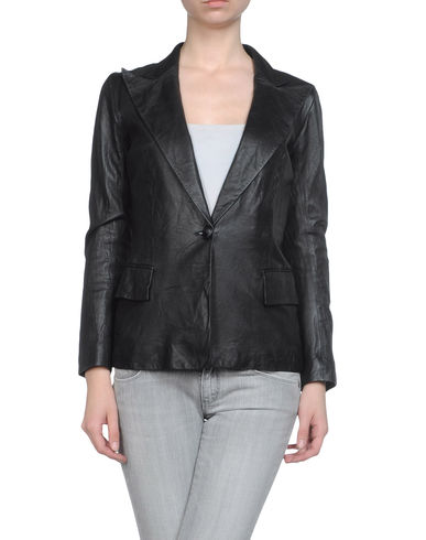 ZOOM BALMAIN - Leather outerwear