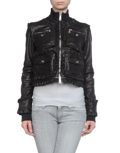 ZOOM DSQUARED2 - Leather outerwear