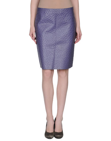 ZOOM PRADA - Leather skirt