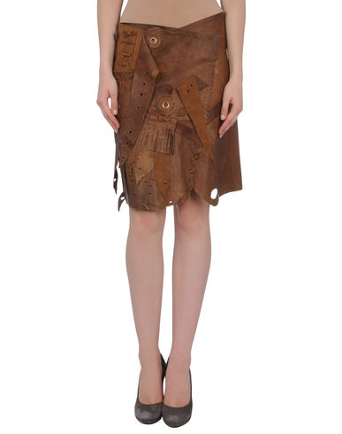 ZOOM SOTRIS - Leather skirt