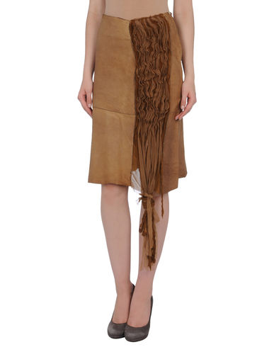 ZOOM COLLECTION PRIVĒE? - Leather skirt