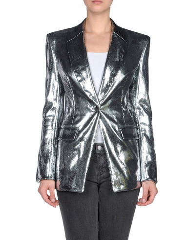 ZOOM BALMAIN - Leather outerwear