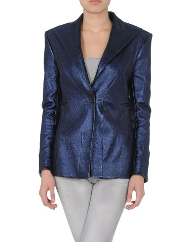 ZOOM BALMAIN - Leather outerwear