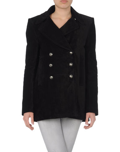 ZOOM BALMAIN - Leather outerwear