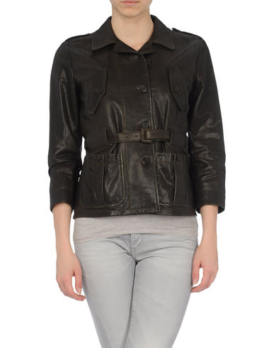 ZOOM MIU MIU - Leather outerwear