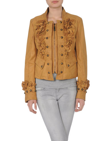 ZOOM JUST CAVALLI - Leather outerwear