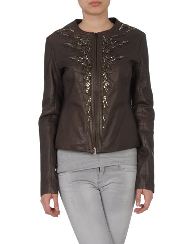 ZOOM AMEN. - Leather outerwear