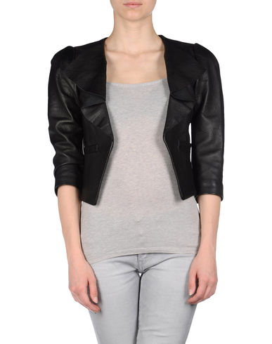 ZOOM TIBI - Leather outerwear