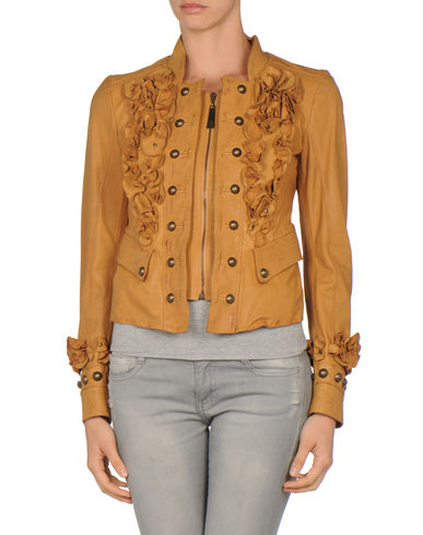 ZOOM JUST CAVALLI - Leather outerwear