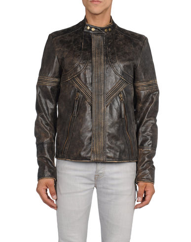 ZOOM JUST CAVALLI - Leather outerwear